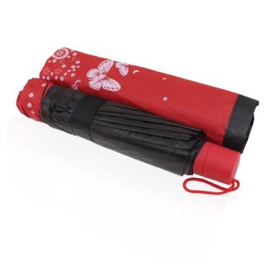 Imagem de Guarda chuva Reforçado com Proteção Solar Grande Amplitude Tecido Resi