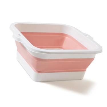 Imagem de Balde Dobrável para Pés, Banheira de Spa para Pés de Grande Capacidade, Massageador, Bacia para Banho de Pés, Balde de Imersão Em Silicone para Pés, Banheira Dobrável para (GRAY)