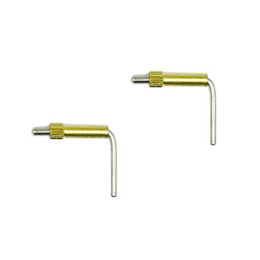 Imagem de URIMPAVIDO 2PCS Model Plane Canopy Hatch Lock Canopy Latch for RC Airplane Aircraft Canopy Cover Lock DIY Model Toy Parts (Big,Bending Angle 90°)