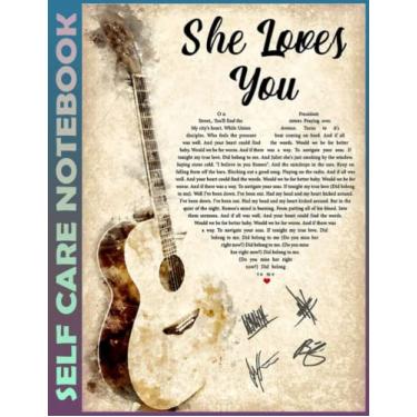 Imagem de Self Care Notebook: She Loves You New Heart Spend Few Minutes Journal to Inspire a Happier, Healthier & More Grateful Mindset. My Self-Care, Fitness, ... Time Management and Focus - Task Organizer