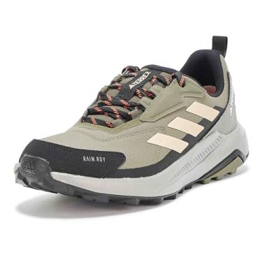 Imagem de adidas Tênis de caminhada masculino Terrex Anylander Rain.rdy, Strata verde-oliva/bege maravilha/preto, 41