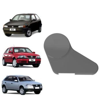 Imagem de Capa Lateral Banco Fechada L. Pass. Dir. Gol G2 G3 G4 Preto - PLASTCAR