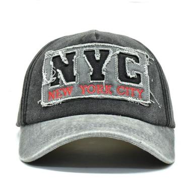 Imagem de Boné SnapBack Fitão Atrevidu's Aba Curva - Atrevidu's Country, Cinza e