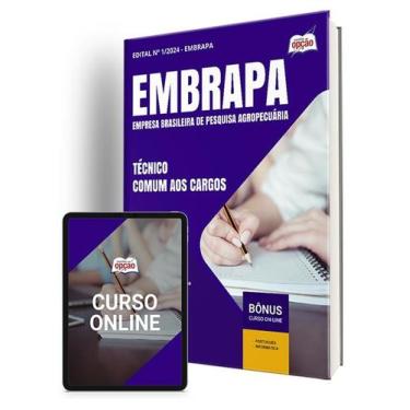 Imagem de Apostila EMBRAPA 2024 - Técnico - Comum aos cargos - Apostilas Opção