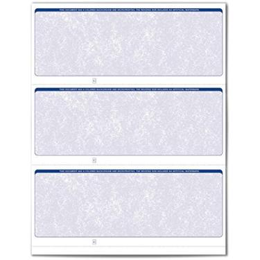 Imagem de VersaCheck ValueChex - 1500 cheques padrão de negócios em branco - azul clássico - forma de 500 folhas #3000