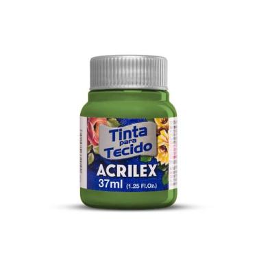 Imagem de Tinta Para Tecido Acrilex Fosca 37ml Escolha a Cor, 582 - VERDE GRAMA