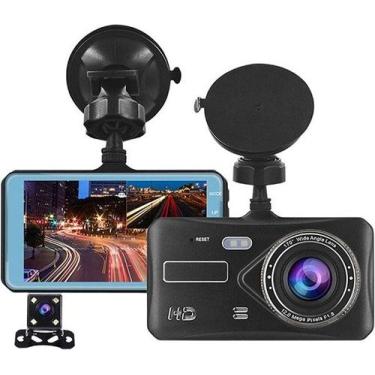 Imagem de Câmera para Carro Satellite A-DVR052 de 12MP com Tela 4.0", preto