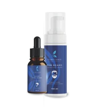 Imagem de Combo espuma de barbear + óleo barba - Padrao