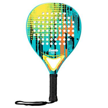 Imagem de Franklin Sports Raquete Padel – Raquete de tênis Endeavor – Raquete de fibra de vidro com núcleo de espuma – Raquete de padel de 365 g – Raquete de desempenho premium
