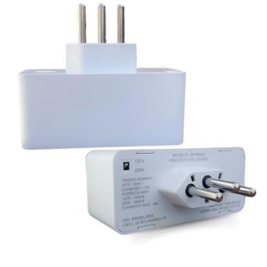 Imagem de Protetor Elétrico Geladeira Freezer Dps Anti Raios Surtos Tomada Energia Pocket Plug Bivolt com Temporizador Delay de 8 Minutos