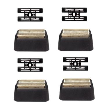 Imagem de Lâmina de reposição profissional 5 Star Series Finale modelador de barra super fechada e cortador compatível com Wahl Shaver Foil modelo 7043-100,7031-100 cabeças de substituição (pacote com 4 ouro)