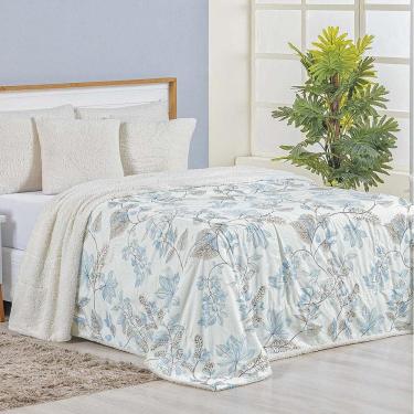 Imagem de Cobertor Queen Top Line Estampado Hipercal/Sherpa 1 Peça - Lince - 100% Poliéster