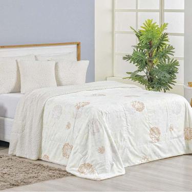 Imagem de Cobertor Queen Top Line Estampado Hipercal/Sherpa 1 Peça - Garden - 100% Poliéster