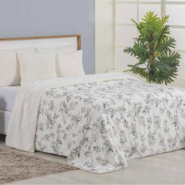 Imagem de Cobertor Queen Top Line Estampado Hipercal/Sherpa 1 Peça - Capri - 100% Poliéster