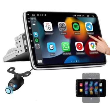 Imagem de Central Multimidia H-tech Tela 10.1 C/câmera 1din Android 12 - MOXXI E