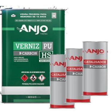Imagem de Kit Verniz Pu Carbon Anjo Alto Sólido - 5 Litros - Sherwin Williams