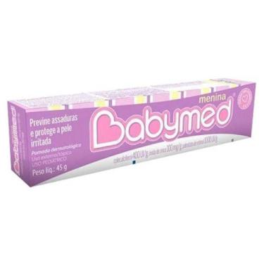 Imagem de Pomada para Assaduras Babymed Menina Rosa 45g - cimed
