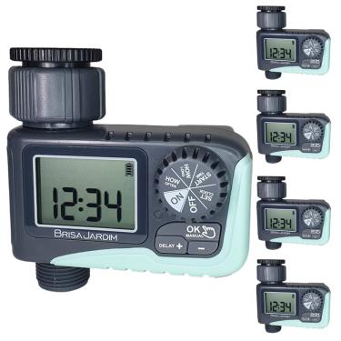 Imagem de Kit 5 Temporizador Irrigação Digital 1S TIE11 BrisaJardim