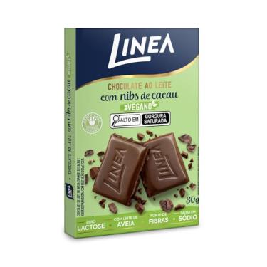 Imagem de Chocolate Vegano Ao Leite com Nibs de Cacau 30g