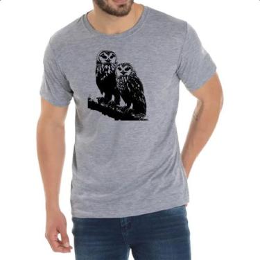 Imagem de Camiseta Cinza Corujas da neve - Alearts, M