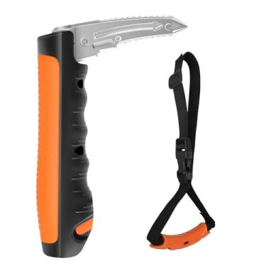 Imagem de Kaiedos Maçaneta de porta de carro para idosos - 4 em 1 bengala automotiva portátil para suporte de veículo barra de assistência de porta, 2 unidades de assistência de maçaneta de carro, carga máxima: