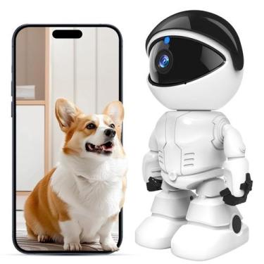 Imagem de Câmera interna DYPCO 2K 5G/2,4 GHz WiFi Home Security com AI