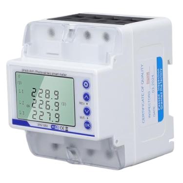 Imagem de 3 Fase 4 Fios WiFi Smart Circuiter Bravers Medidor de Energia Monitor de Energia Bidirecional WiFi Medidor de Energia Protetor 100A