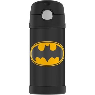 Imagem de THERMOS FUNTAINER Garrafa infantil de aço inoxidável de 350 ml, Batman