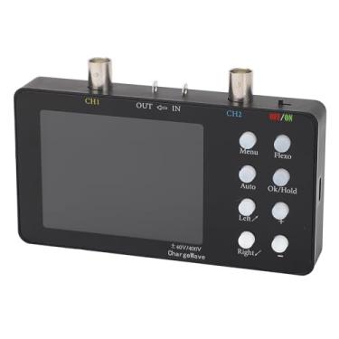 Imagem de Osciloscópio Digital, Tela de 3,2 Polegadas LCD 2 Canal 50m Taxa de Amostragem 10 M S Uma Largura de Banda Kit de Osciloscópio de Mão USB 5V, Kit de Ferramenta Digital Portátil