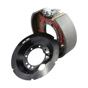 Imagem de Firmusparts Conjunto de freio de reboque elétrico esquerdo 32-1/4 x 3-3/8 K23-450-00 023-450-00 compatível com reboque Dexter 4,082.3-4,535.9 kg, eixos de serviço geral com montagem de 7 parafusos