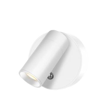 Imagem de Luminária LED Magnética Sem Fio SL Iluminações – Luz Quente Dimerizável, Recarregável via USB-C, Instalação Magnética e Adesiva – Cores Preto ou Branco (Branco)
