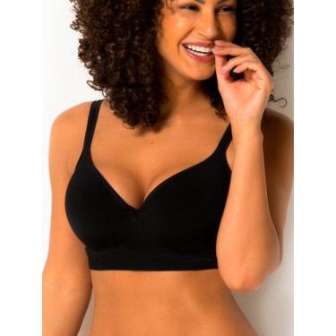 Imagem de Sutiã com aro e bojo trifil c0 0975 taça c, Preto, 44