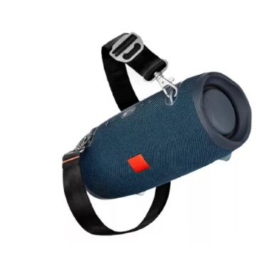 Imagem de Caixa De Som Azul Portatil Xterme Com Alça e Bluetooth