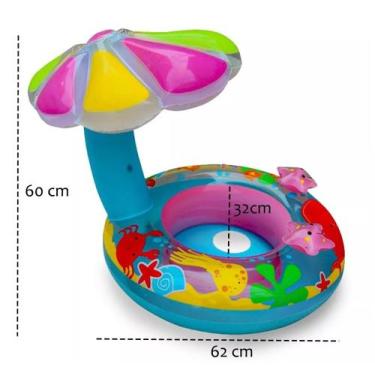 Imagem de Boia Inflável Para Bebê Com Cobertura - Plogat Store - Magalu Plug Lar