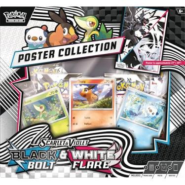 Imagem de Pokémon TCG: Scarlet & Violet - Black Bolt & White Flare - Unova Poster Collection - Inglês