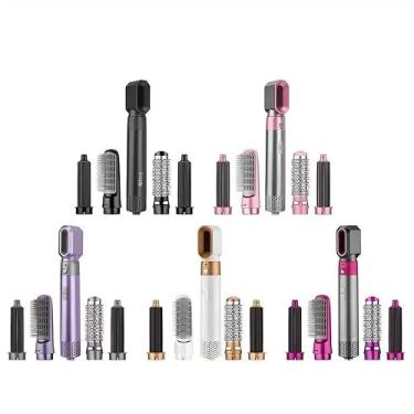 Imagem de Escova profissional para secador de cabelo com ar quente 5 em 1 110V(aleatório)