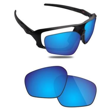 Imagem de Fiskr Lentes polarizadas de substituição compatíveis com óculos de sol Oakley Field Jacket OO9402, resistente a impactos e ajuste perfeito, Azul gelo, One Size