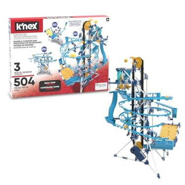 Imagem de K'Nex | Conjunto de 3 modelos Marble Run (motorizado) | Mais de 350 peças, brinquedo educativo STEM Learning para crianças, construção de engenharia para crianças, meninos e meninas a partir de 3 anos