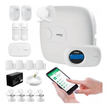 Imagem de Alarme Residencial Completo 8 Sensores Aplicativo Intelbras