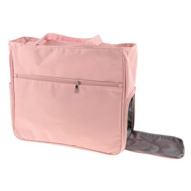 Imagem de Vaveren Bolsa de tênis com compartimento para sapatos, bolsa de transporte para raquete de badminton para mulheres e homens, leve, à prova d'água, para, Rosa