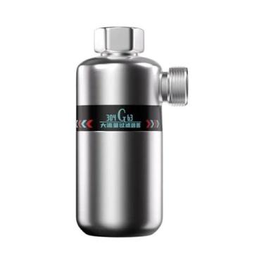 Imagem de Aquecedor De Água Em Aço Inoxidável, Filtro Frontal, Máquina De Lavar,