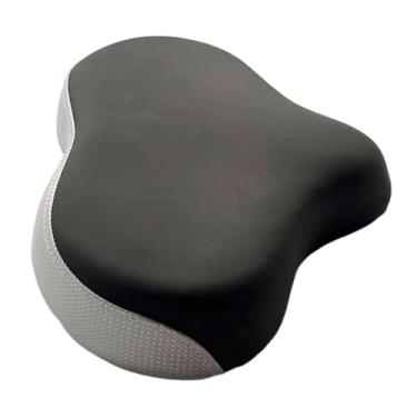 Imagem de YIJU Almofada para assento de bicicleta, assento macio e acolchoado, com absorção de impactos, ergonômico e largo, substituição para selim de bicicleta, 28 Cm X 22.5 Cm