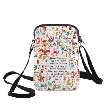 Imagem de WZMPA Bolsa tiracolo Woody & Buzz Batata & Slinky Dog Fans Gift You Are Braver Stronger Beautiful Than You Know Bolsa de ombro, Always Woody & Buzz-cb, Bolsa tiracolo