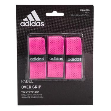 Imagem de Overgrip Adidas Beach Tennis e Padel - Pack com 3 unidades, Rosa