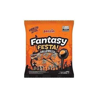 Imagem de Pirulito Fantasy Halloween 600g 50 Unidades - Peccin