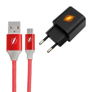 Imagem de Carregador Gan 30w Flash e Cabo Usb A X Micro Usb Flash - 5+