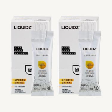 Imagem de LIQUIDZ® - Eletrólitos Zero Açúcares - Tangerina - Kit 2 Caixas - 28 sachês-Unissex