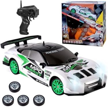 Imagem de Carrinho de Controle Remoto Drift Super Carro de Corrida 4x4 4WD 2.4 GHz