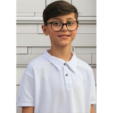 Imagem de Camisa Gola Polo Infantil Malha Piquet Menino 1 Ao 16. - Maximus, Bran