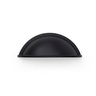 Imagem de Kit 3 Puxador Concha Puxadores De Gaveta Armario Preto